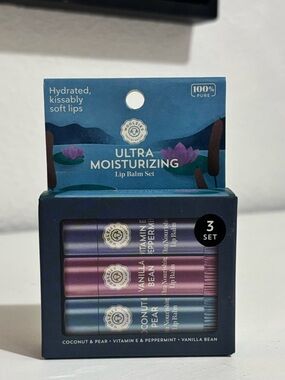 Woolzies Ultra Moisturizing Lip Balm Set of 3 NEW